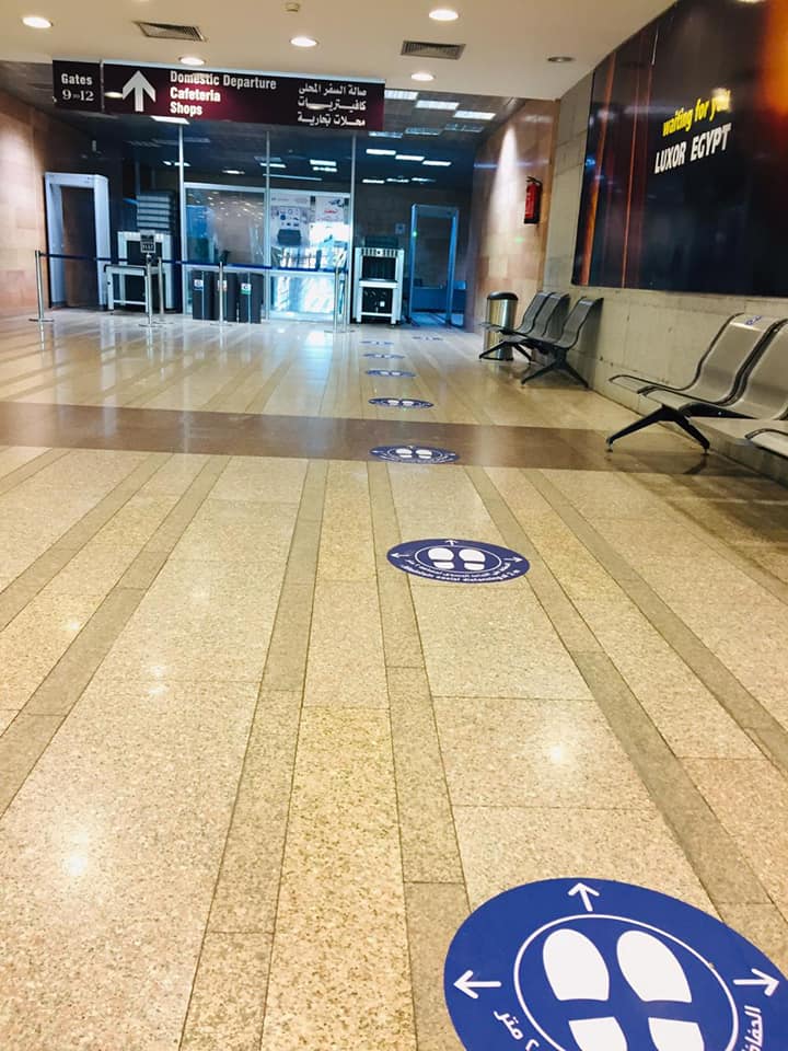 شاهد التجهيزات النهائية داخل مطار الأقصر قبل عودة السياحة مطلع سبتمبر  (3)