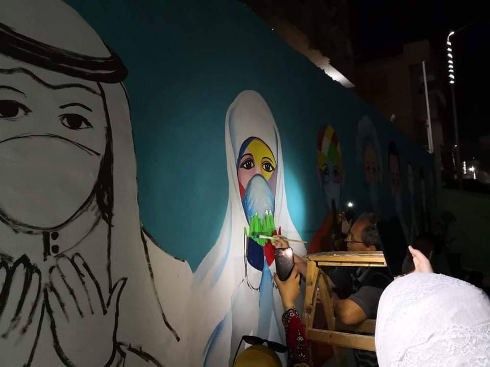 جدارية بشمال سيناء لدعم قطاع الصحة (6)