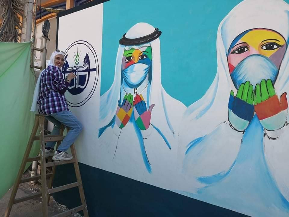 جدارية بشمال سيناء لدعم قطاع الصحة (4)