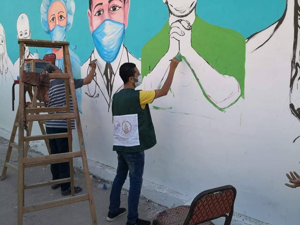 جدارية بشمال سيناء لدعم قطاع الصحة (8)