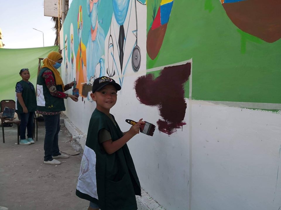 جدارية بشمال سيناء لدعم قطاع الصحة (3)