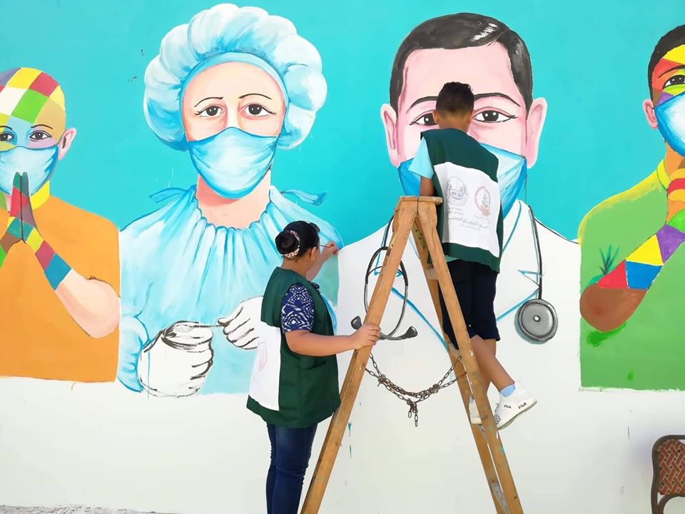 جدارية بشمال سيناء لدعم قطاع الصحة (7)