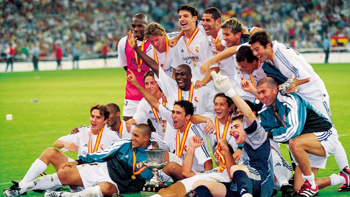 ريال مدريد بطل السوبر الاسباني 2001