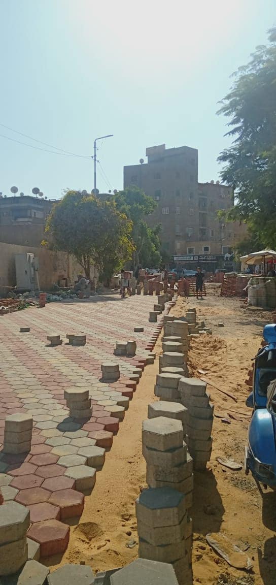 تطوير شوارع منطقة المدبح بالسيدة زينب (6)