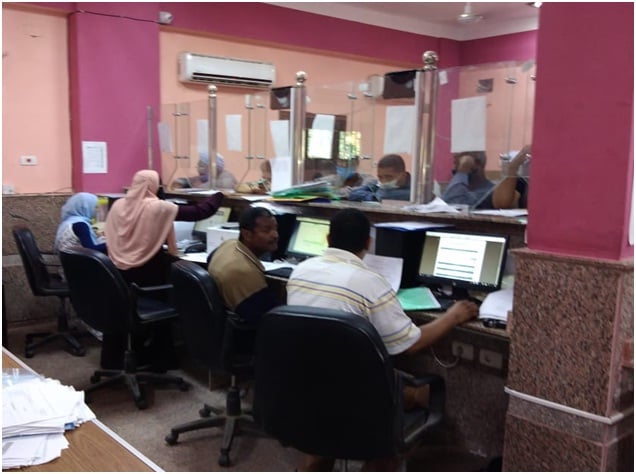 نائب مركز كوم امبو يتابع سير العمل بالمركز التكنولوجي   (5)