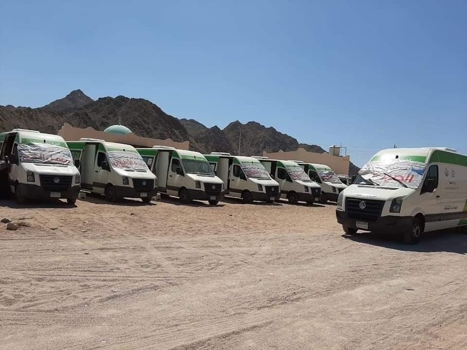 لصحة تسير قافلة طبية للكشف على أهالى جنوب سيناء (2)