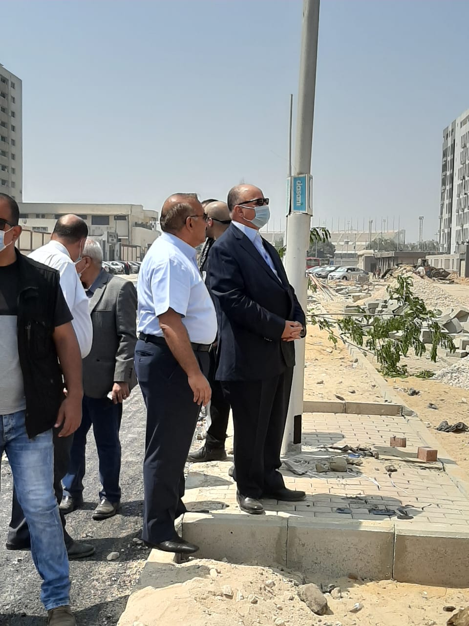 محافظ القاهرة يتابع أعمال التطوير بمدينة نصر (1)