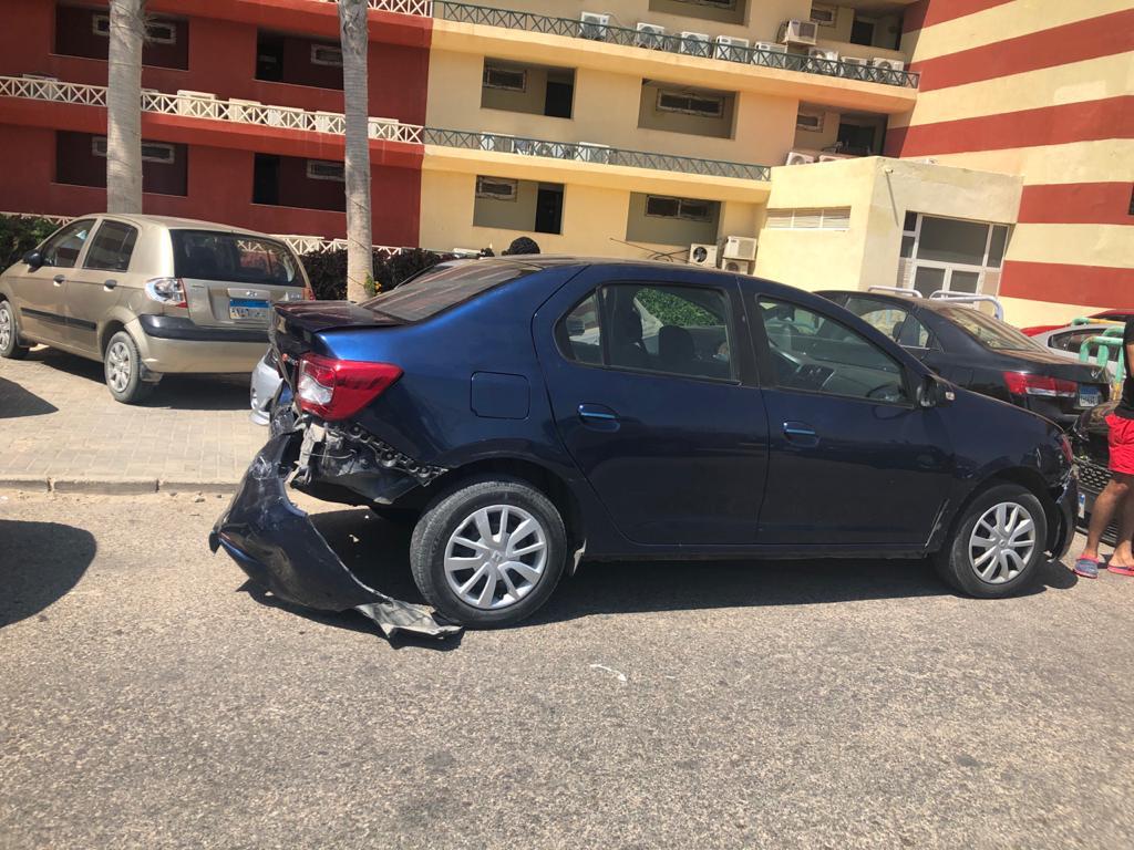 السيارات المتضررة