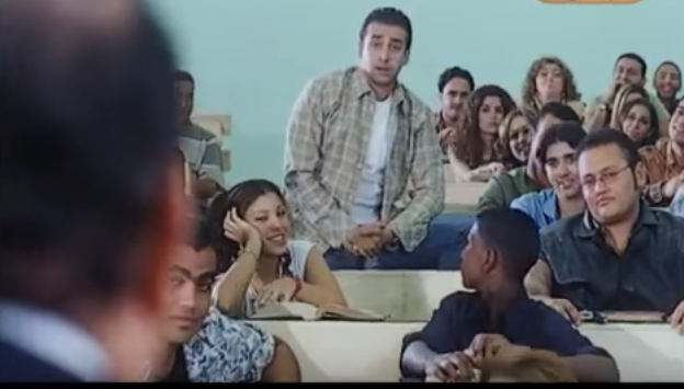 مشهد من فيلم الباشا تلميذ