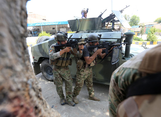 استعدادات قوات الأمن الأفغانية للرد على الإرهابيين وملاحقة المساجين الفارين