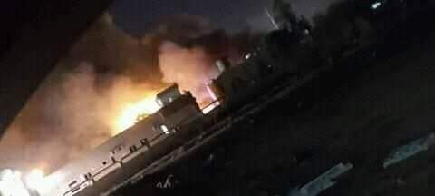 مشهد من الحريق مشهد من الحريق