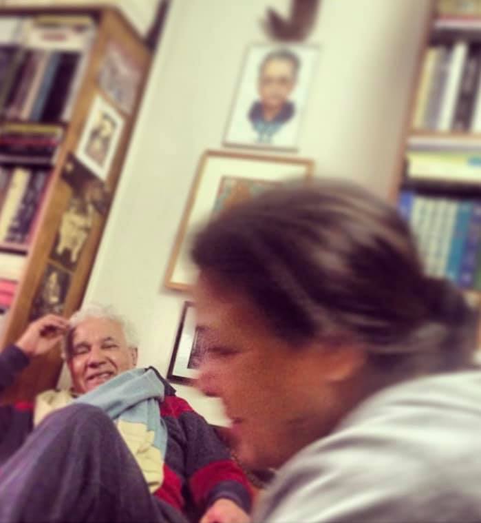 صورة تجمع القاص سعيد الكفراوى وزوجته أحلام صورة تجمع القاص سعيد الكفراوى وزوجته أحلام