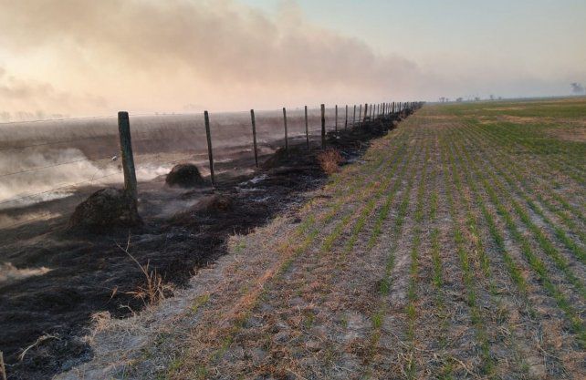 بعد اطفاء الحريق