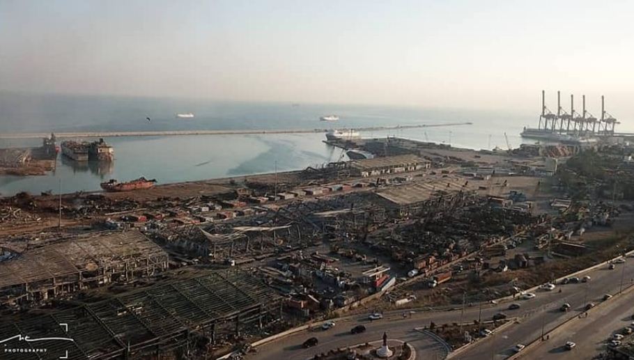 الدمار يحل على بيروت