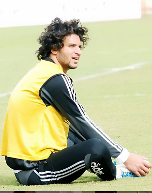 علاء فى الملعب