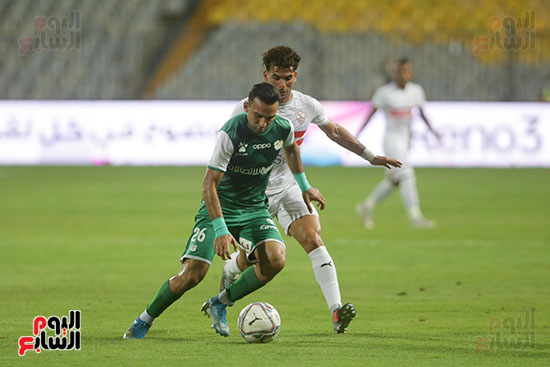 الشوط الاول بين الزمالك والمصرى (4)