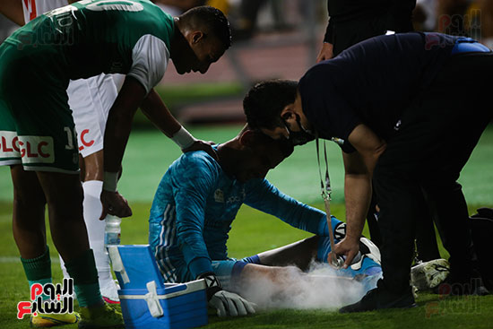 الشوط الاول بين الزمالك والمصرى (9)