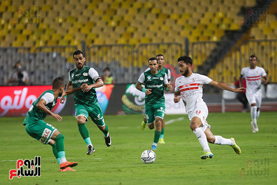 الشوط الاول بين الزمالك والمصرى (32)