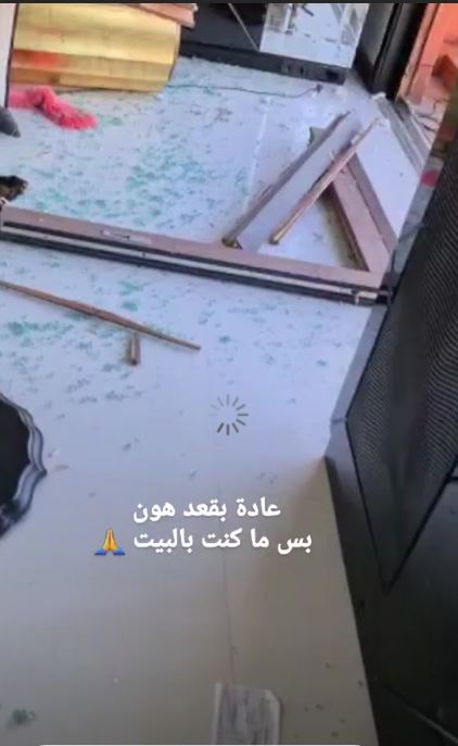منزل هيفاء وهبي بعد تفجيرات بيروت (4)