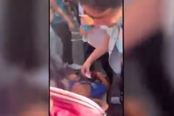 إصابة طفل فى مظاهرات بيروت (1)