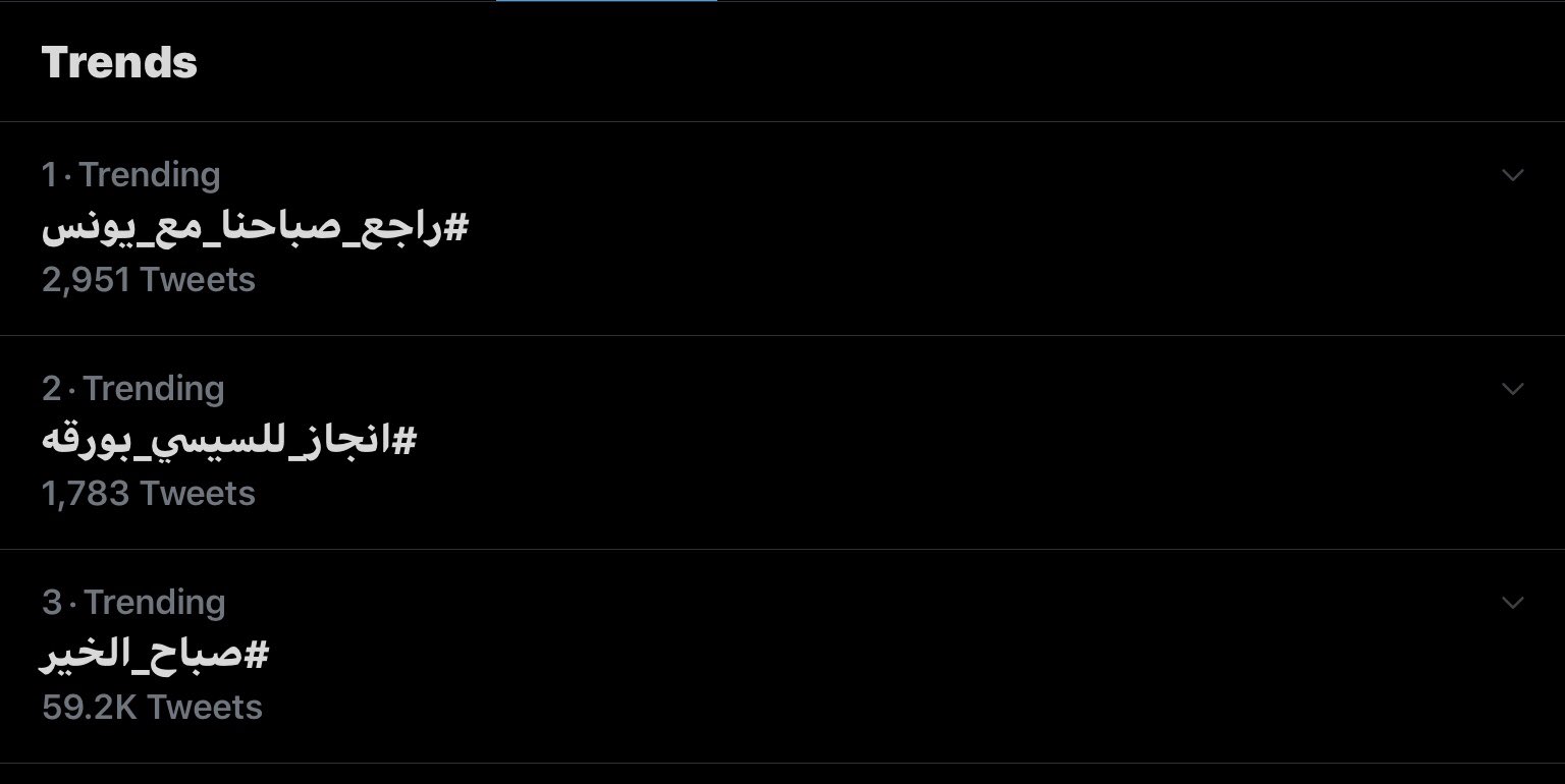 الهاشتاج أصبح ترند