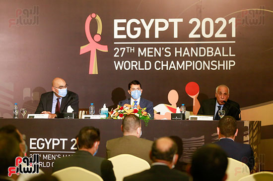 مؤتمراً صحفياً للإعلان عن تفاصيل حفل قرعة بطولة العالم لكرة اليد (3)