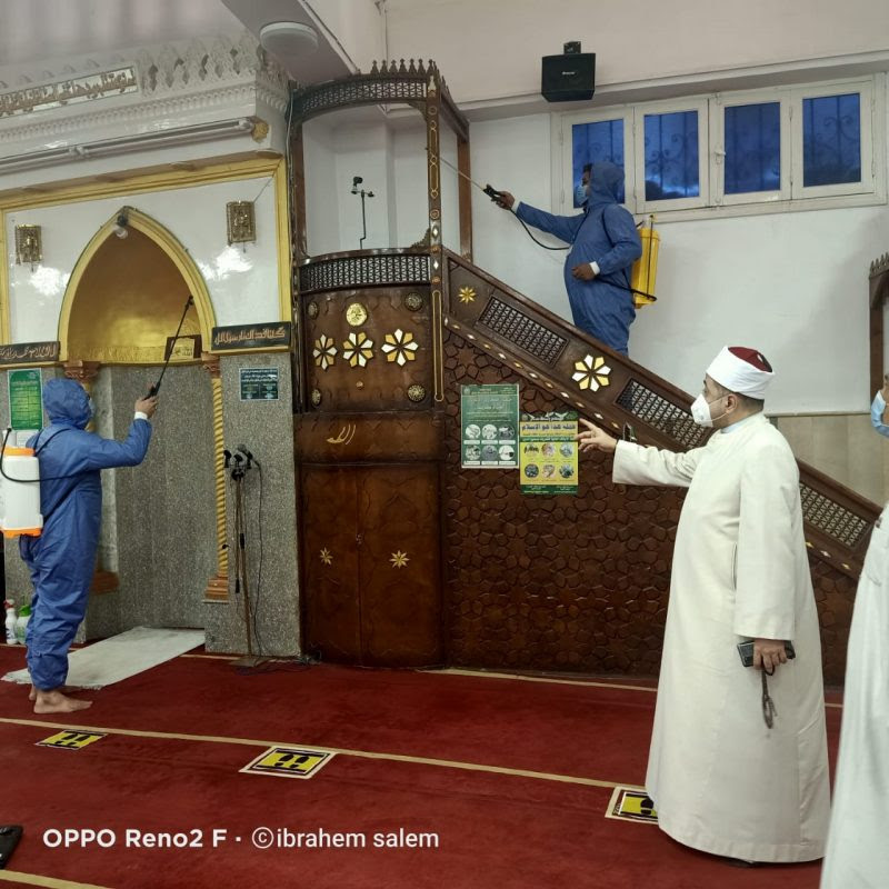 تعقيم المساجد فى القليوبية (7)