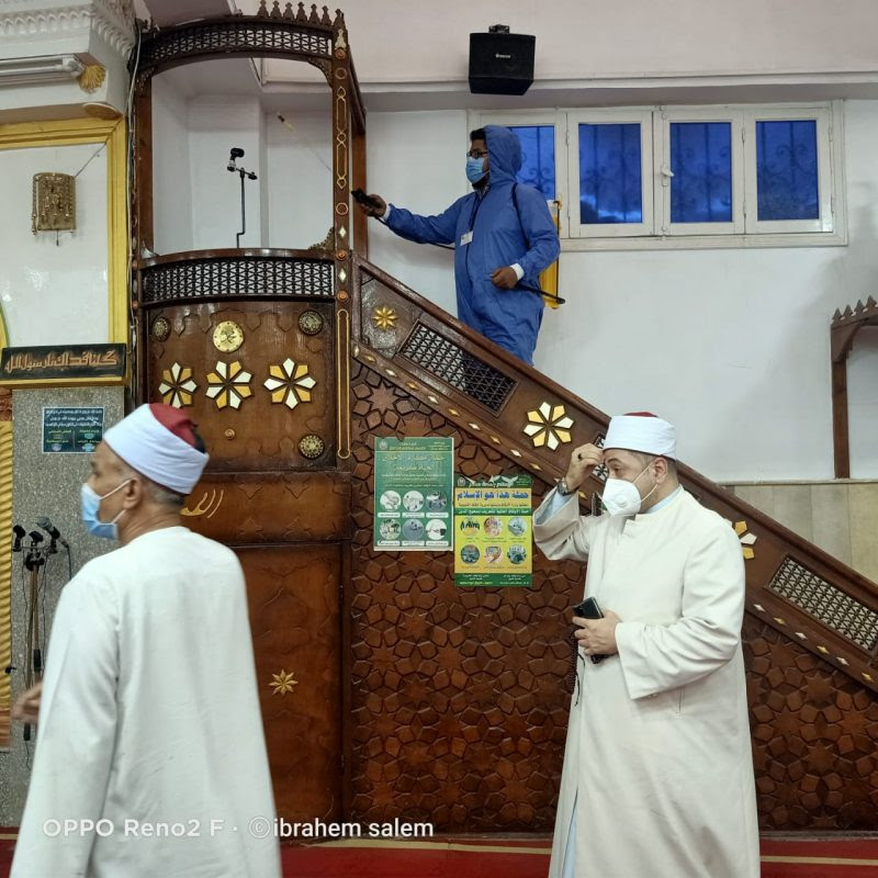 تعقيم المساجد فى القليوبية (6)