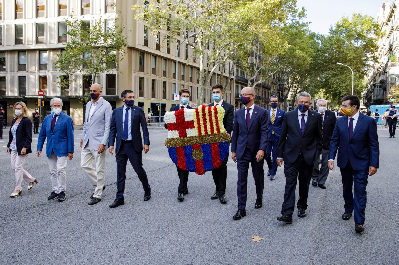 بارتوميو مع مجلس إدارة برشلونة