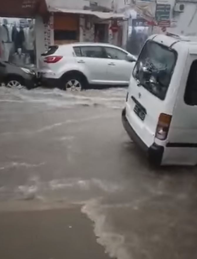 أمطار غزيرة في تونس مؤخرا