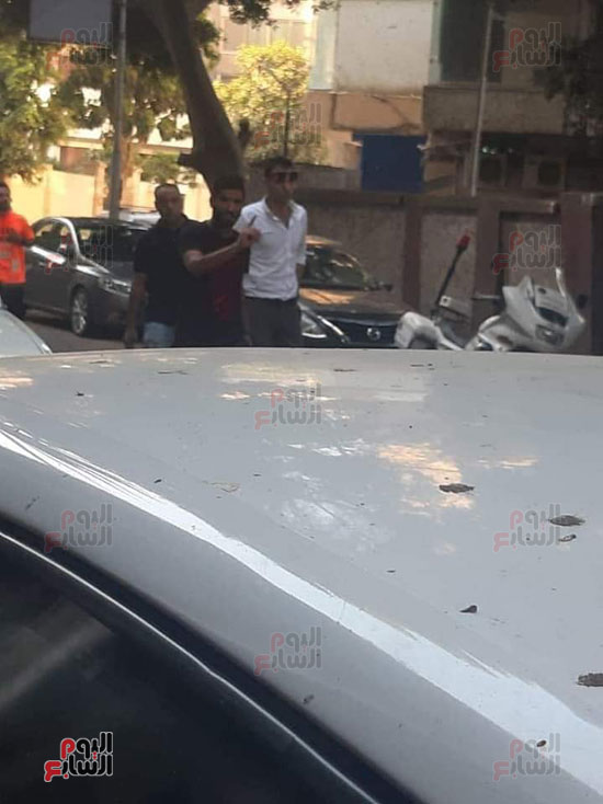 سيارة صالح جمعة بعد الحادث (4)