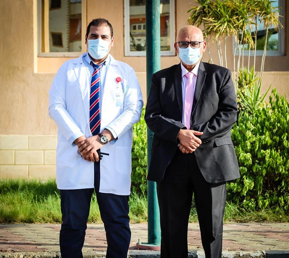 فريق الإعتماد والرقابة الصحية يتابعون تجهيزات مستشفى أرمنت  (3)