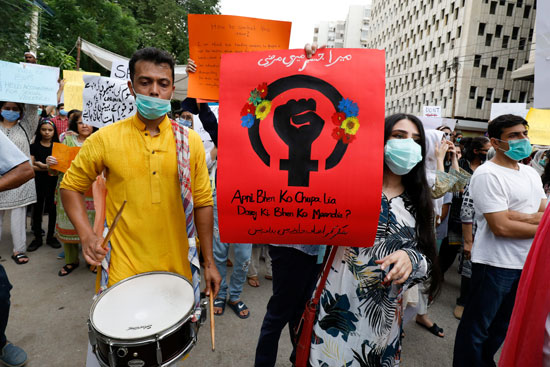 مظاهرات نسائية في باكستان (5)