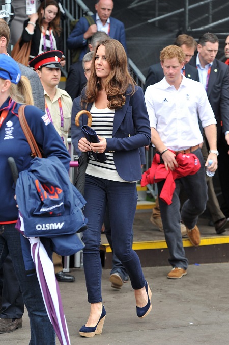 كيت ميدلتون خلال حضور اولمبياد لندن 2012