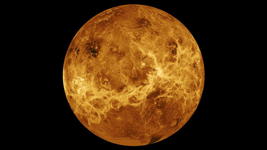صورة لكوكب الزهرة  عبر مركبة الفضاء ماجلان التابعة لوكالة ناسا ومركبة بايونير فينوس أوربيتر