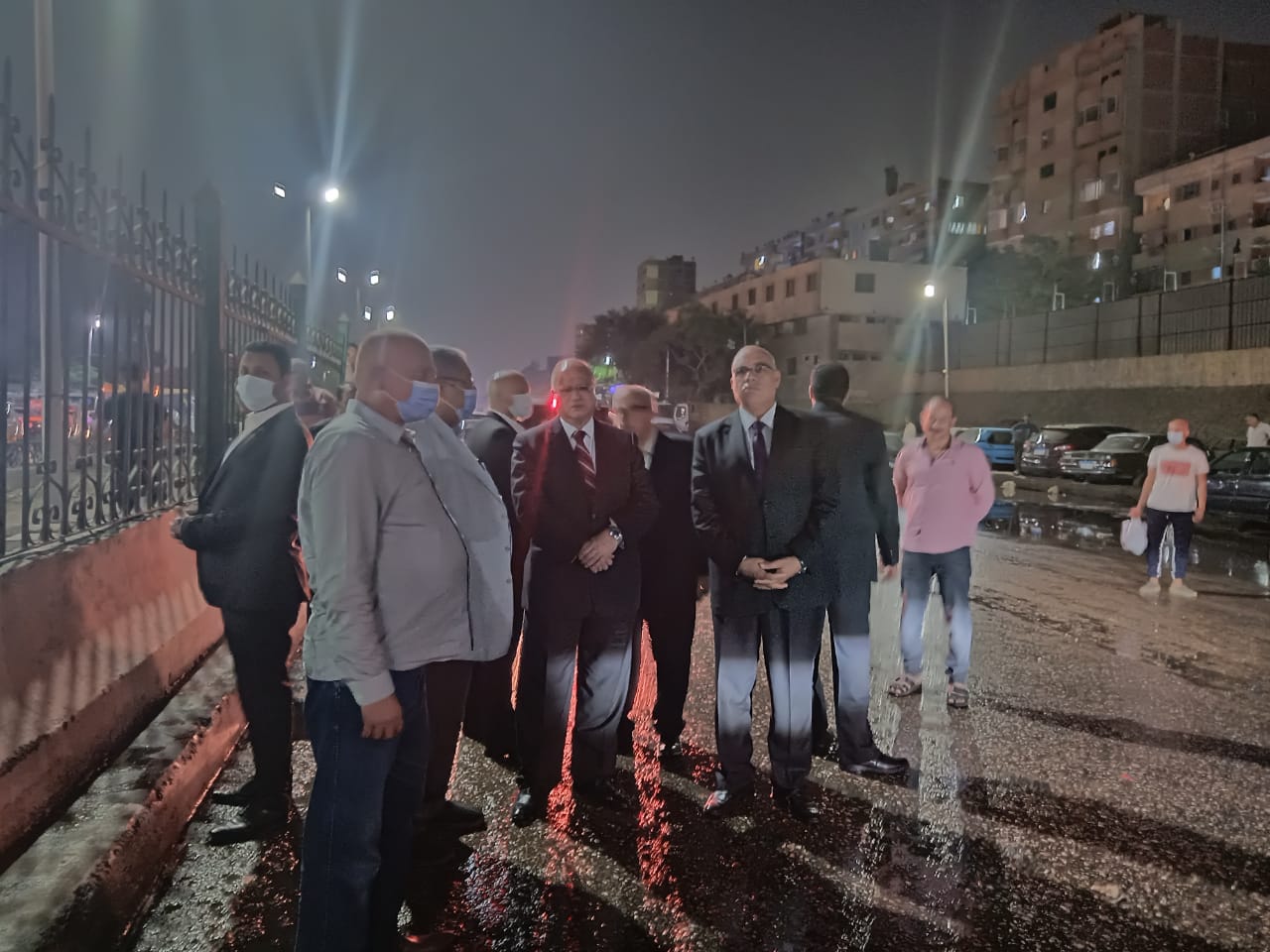 محافظ القاهرة يتابع أعمال فتح الطريق (5)