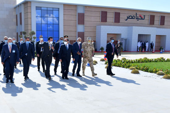 افتتاح الرئيس عبد الفتاح السيسى للجامعة المصرية اليابانية للعلوم والتكنولوجيا (6)