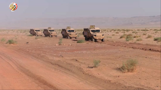 القوات المسلحة المصرية تلتقط صورا لمناطق الزراعات المخدرة بجنوب سيناء (1)