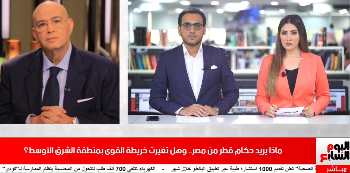 عامد الدين أديب في حواره لتليفزيون اليوم السابع