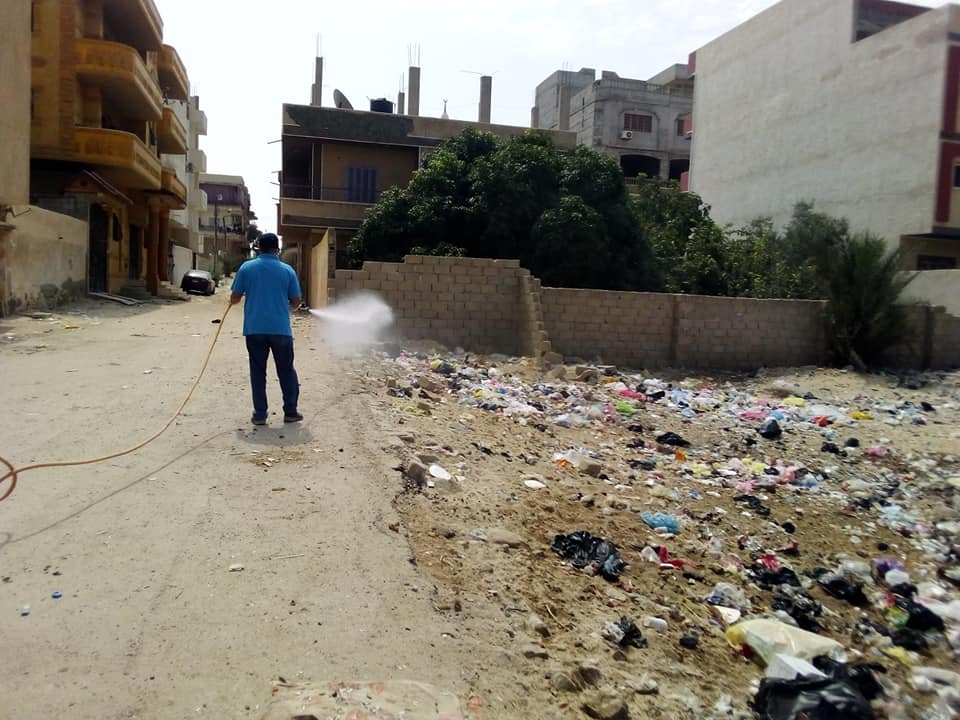 حملات لمكافحة القوارض والذباب بأحياء مدينة العريش (6)