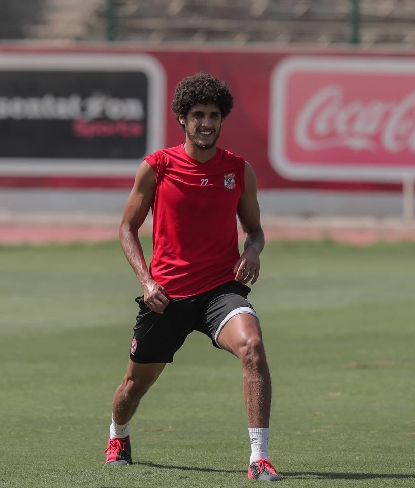 أحمد الشيخ وجدية فى التدريبات