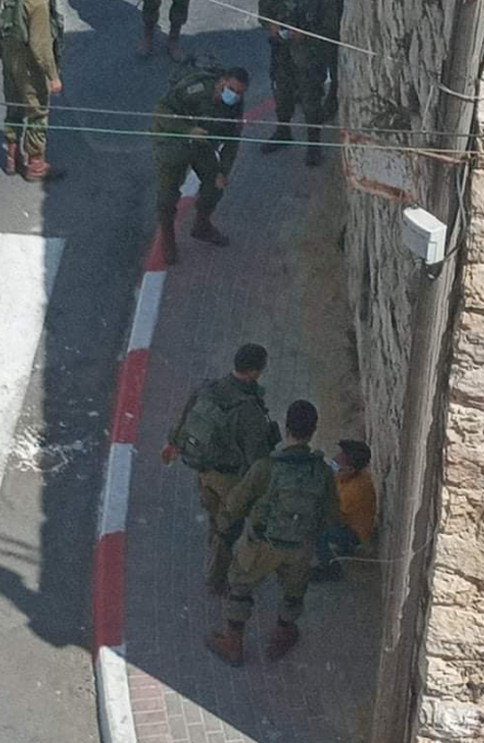اعتقال الطفل الفلسطيني
