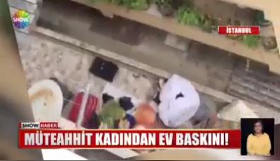 سيدة تركية تطرد عائلة سورية تستأجر منزلها