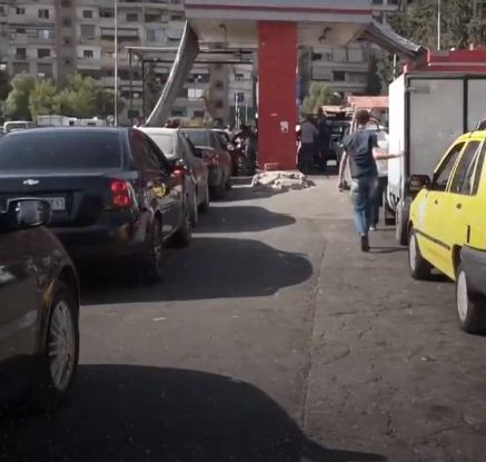 ازمة وقود داخل محطات سوريا