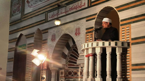  خطبة وزير الأوقاف خلال افتتاح مسجد التقوى (2)