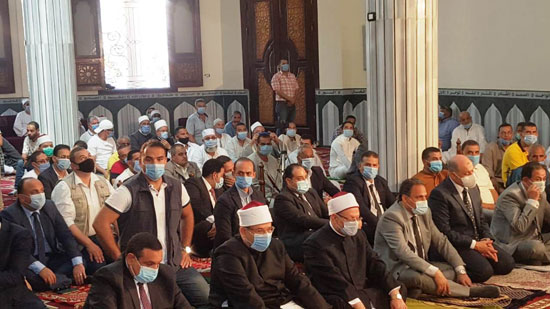  خطبة وزير الأوقاف خلال افتتاح مسجد التقوى (7)