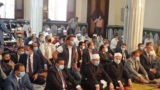  خطبة وزير الأوقاف خلال افتتاح مسجد التقوى (6)