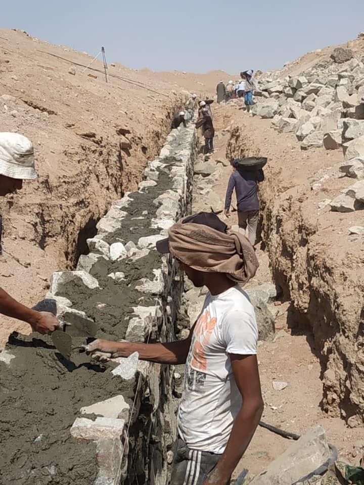 مشروعات الحماية من السيول بجنوب سيناء  (3)