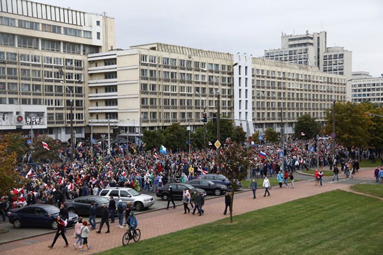 مظاهرات حاشدة فى بيلاروسيا (3)