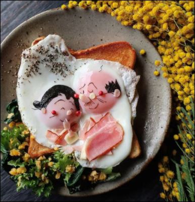 أم يابانية تصنع طعام أطفالها على هيئة شخصيات كارتونية (4)